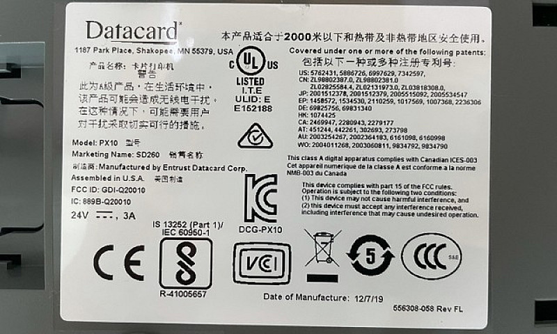 Impressora Datacard ...