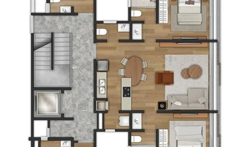 Apartamento 02 Dorm....