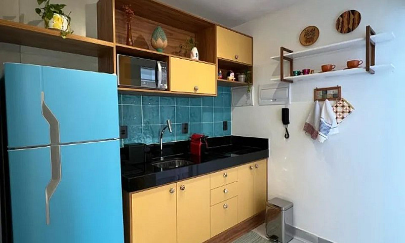 Flat Com 50M² Com Ár...