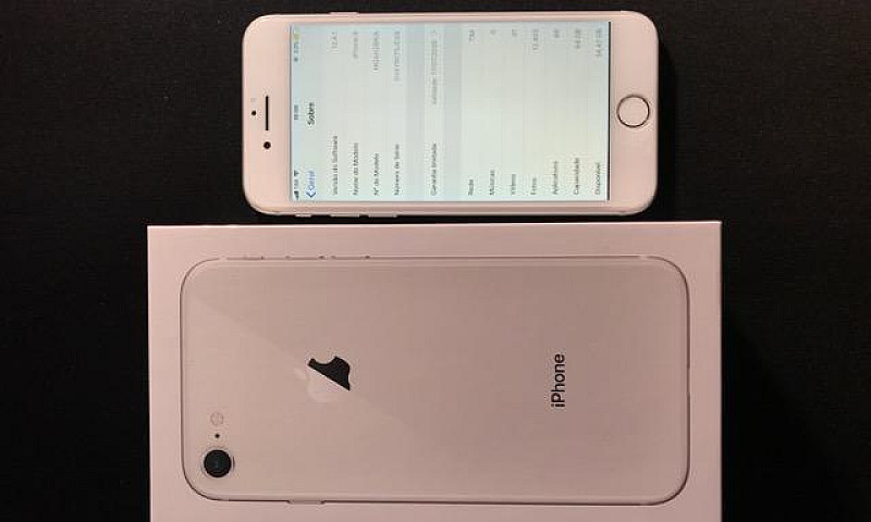 Iphone 8 64Gb Branco...