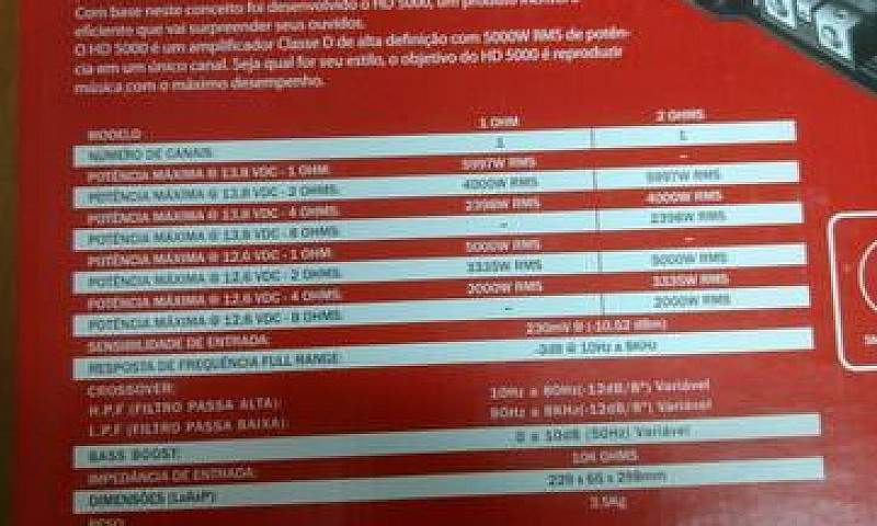 Taramps Hd 5000 Rms ...