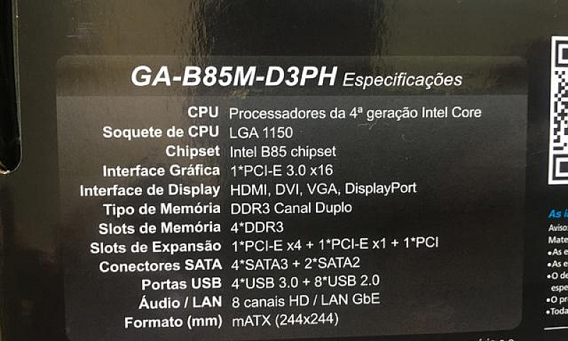 Gigabyte B85M-D3Ph L...