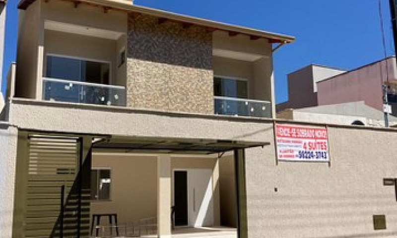 Sobrado Novo 4Suites...