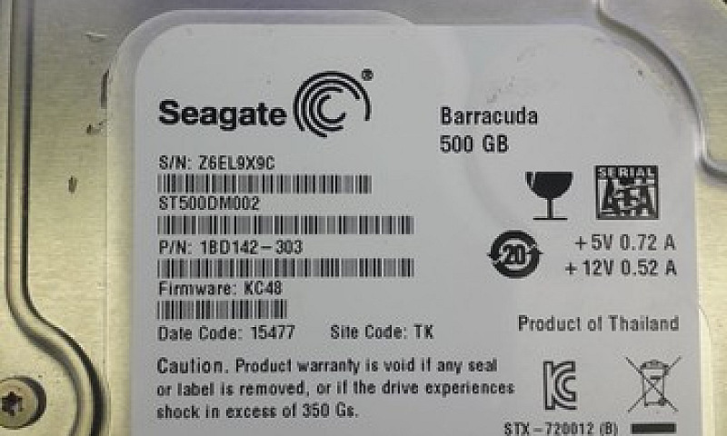 Hd 500Gb 100% Saudáv...