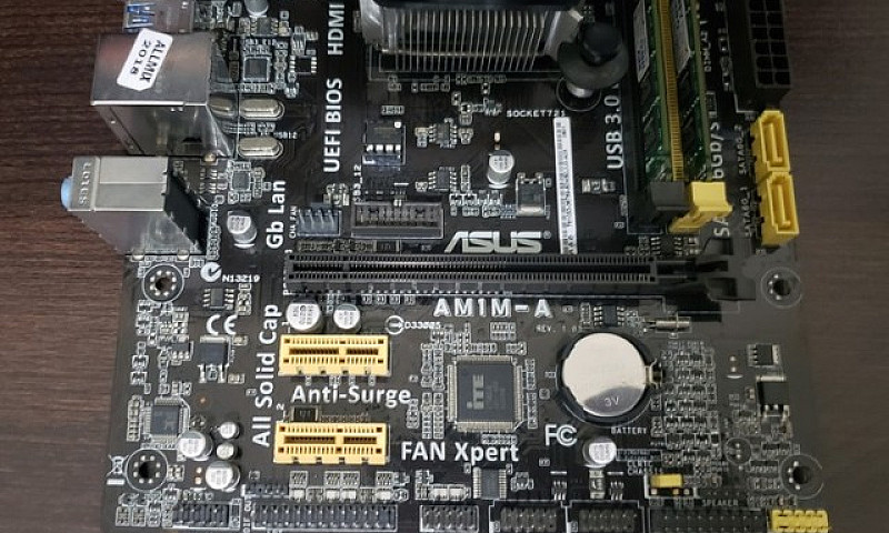 Kit Placa Mãe Asus A...