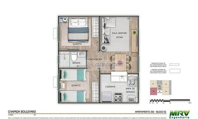 Apartamento Com 2 Do...