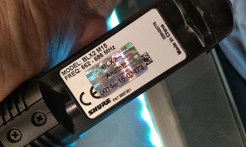 Microfone Shure Blx4...