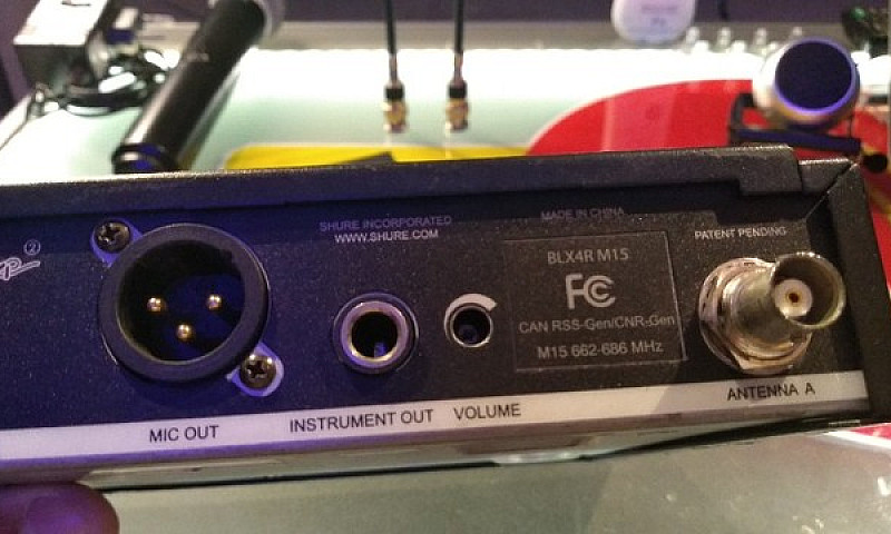 Microfone Shure Blx4...