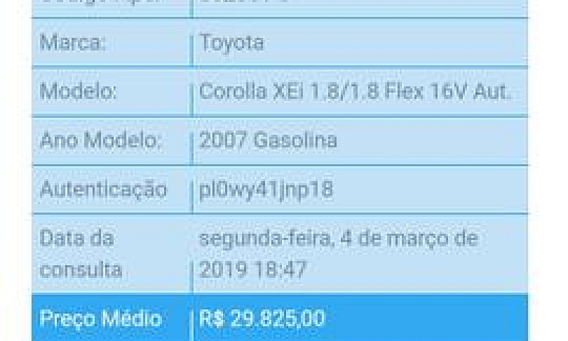 Corolla Automático C...