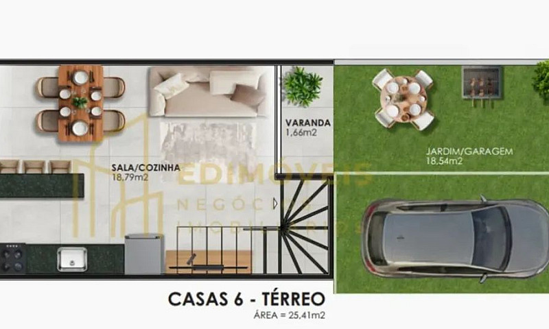 Casa 2 Quartos Em Al...