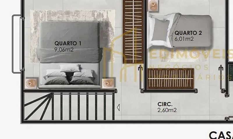 Casa 2 Quartos Em Al...