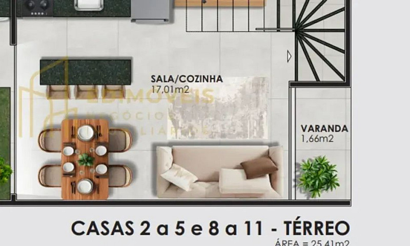 Casa 2 Quartos Em Al...