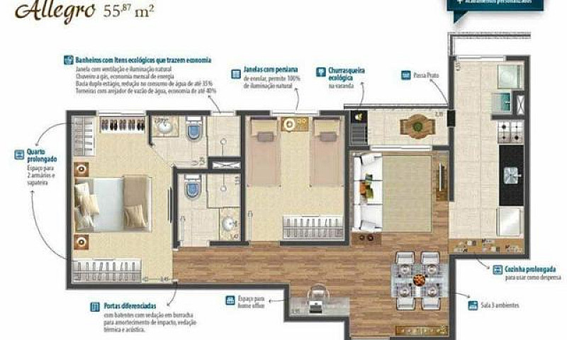 Apartamento Zona Sul...