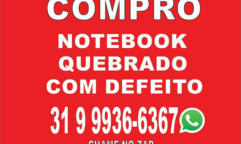 Notebook Quebrado; E...