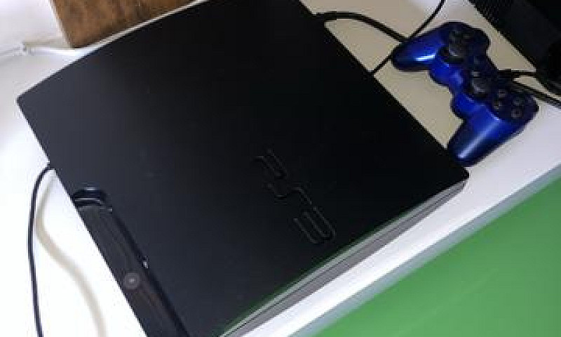 Ps3 Com Jogos E 1 Co...