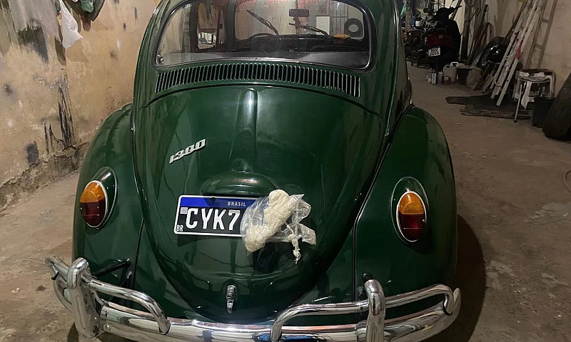 Fusca 69 Placa Preta...