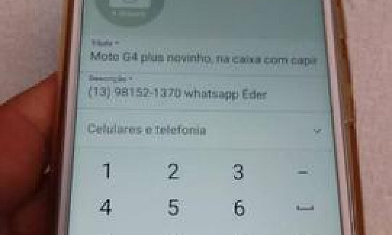 Moto G4 Plus Novinho...