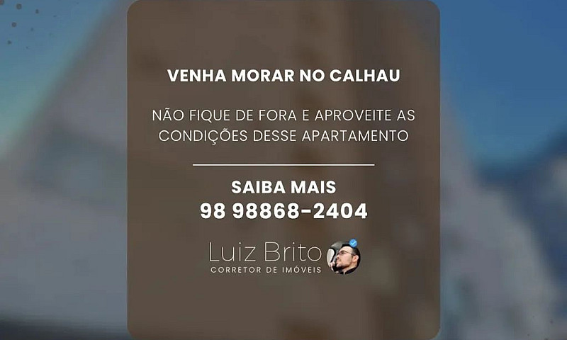 Apartamento No Calha...