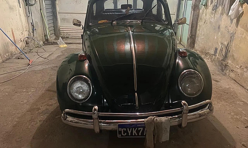 Fusca 69 Placa Preta...