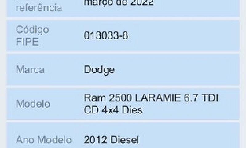 Dodge Ram 2500...