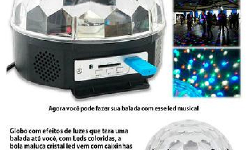 Globo Musical Led Pe...