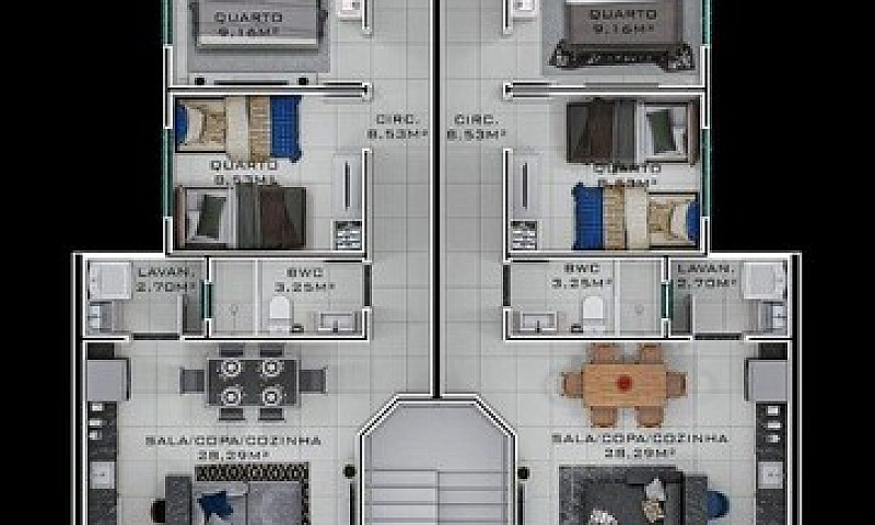 Apartamento Térreo C...