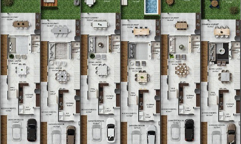 Casa Duplex Com 170M...