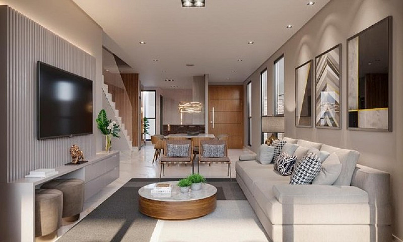 Casa Duplex Com 170M...