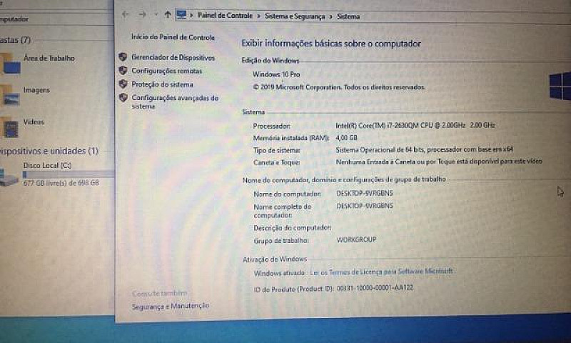 Notebook Hp Intel Co...