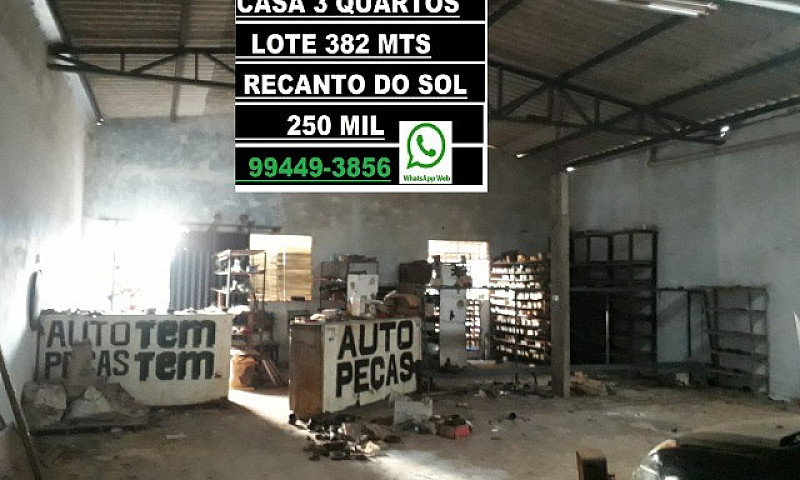Galpão Com Casa Reca...