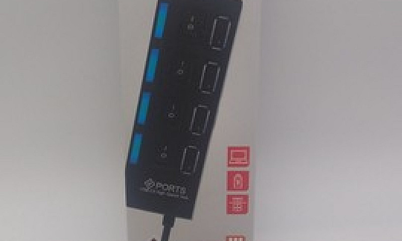 Usb Hub 4 E 7 Portas...