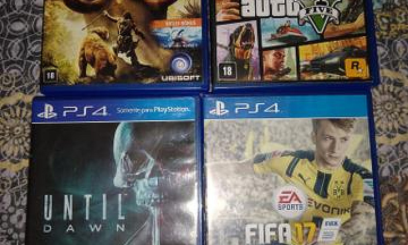 4 Jogos De Ps4...