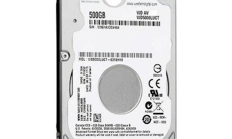 Hd Notebook 500Gb We...
