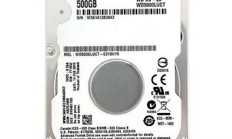 Hd Notebook 500Gb We...