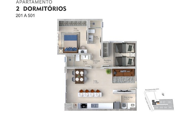 Trindade | Apartamen...