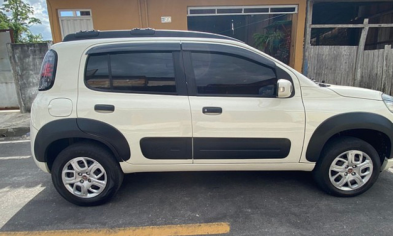 Fiat Uno Way Branco ...