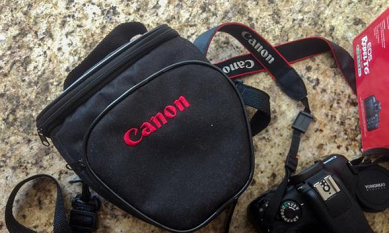 Canon T6 + Lentes 50...