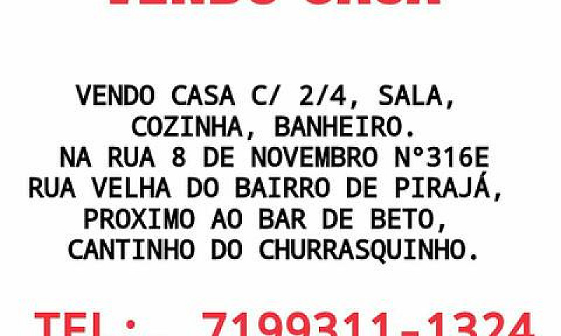 Vendo Ou Troco...