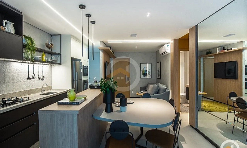 Apartamento 2Q 1Suit...