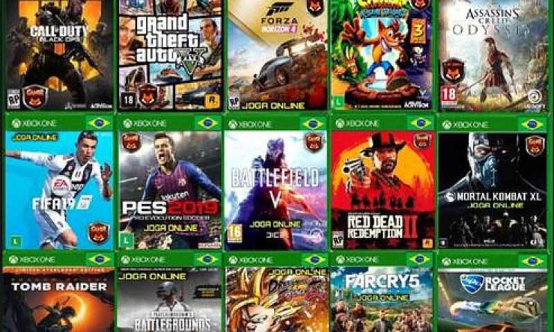 Xbox One Com 9 Jogos...