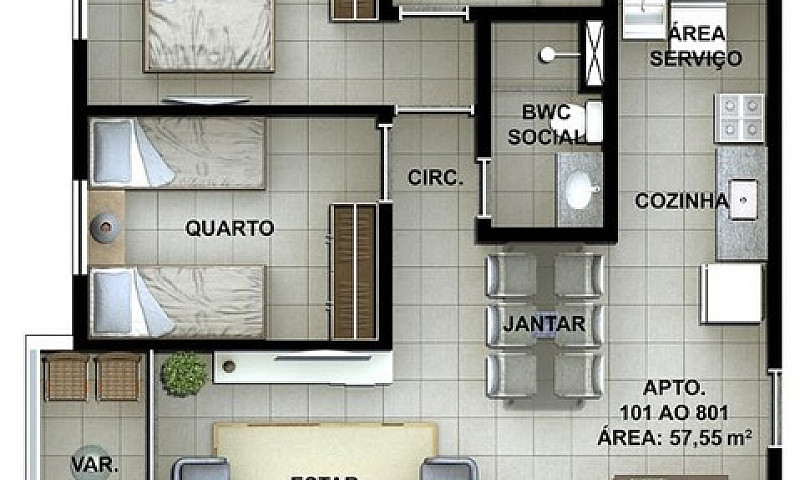 Apartamento Em Cande...