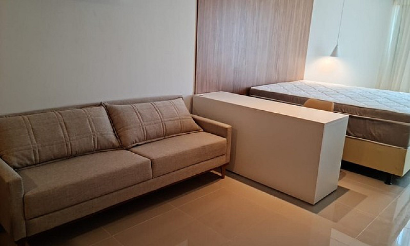 Flat Mobiliado Com 1...