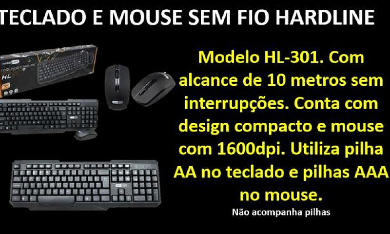 Mouse E Teclado Sem ...