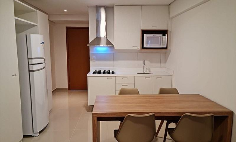 Flat Mobiliado Com 1...