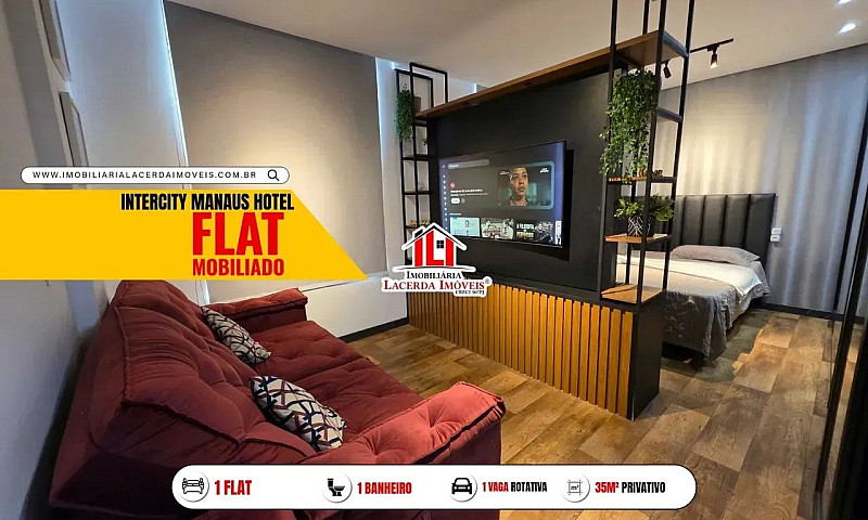 Flat Mobiliado No In...
