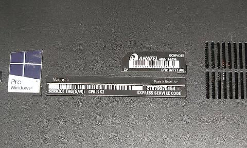 Notebook Dell I-5 7ª...