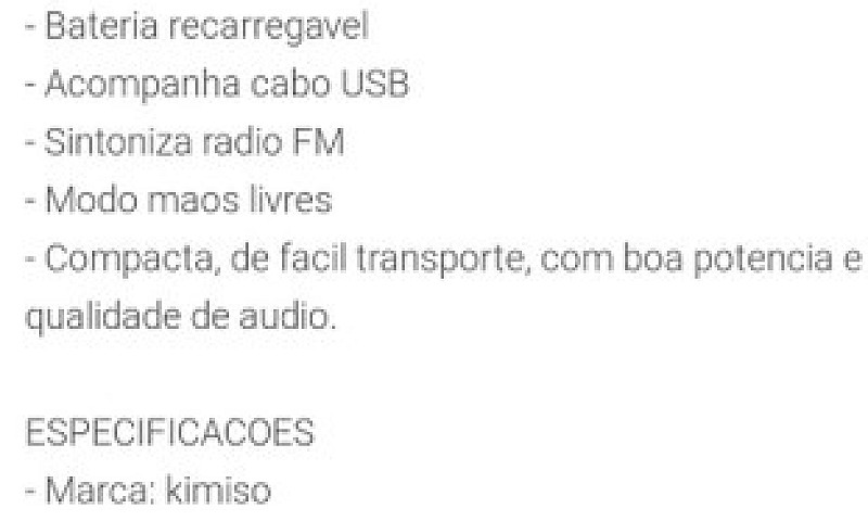 Mini Caixa De Som( Ó...