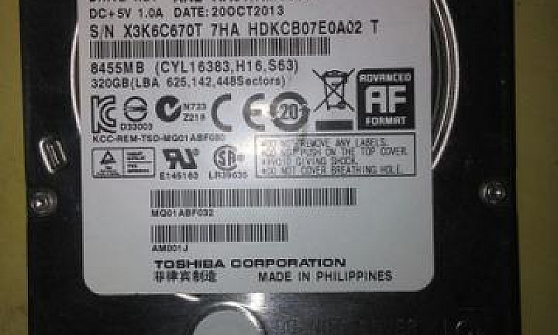 Hd 320Gb De Notebook...