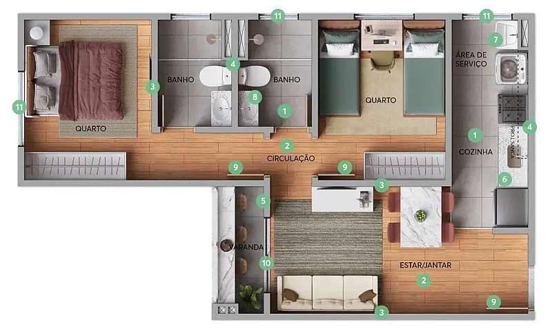 Apartamento Em Jardi...