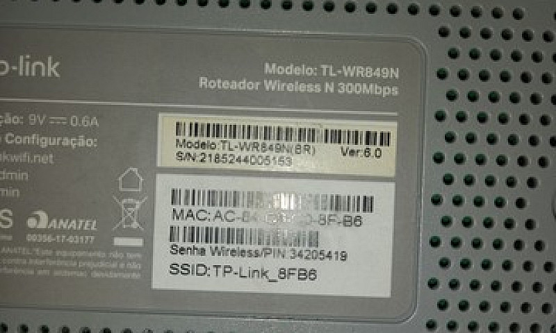 Roteador Wi-Fi 300Mb...